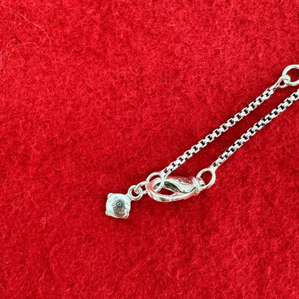 David Yurman Sterling Silver Multi-Pendant Necklace with Diamonds